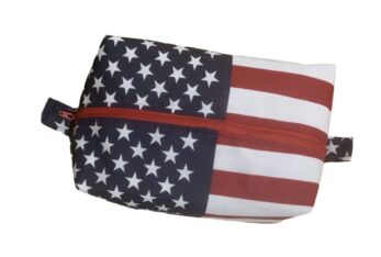 American Flag Designed Zipper Pouch