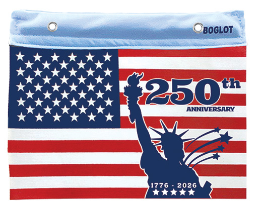 American Flag Window Display