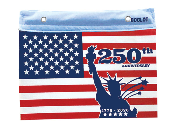 American Flag Window Display