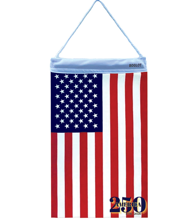 America 250 Window Flag long gold - 6pk