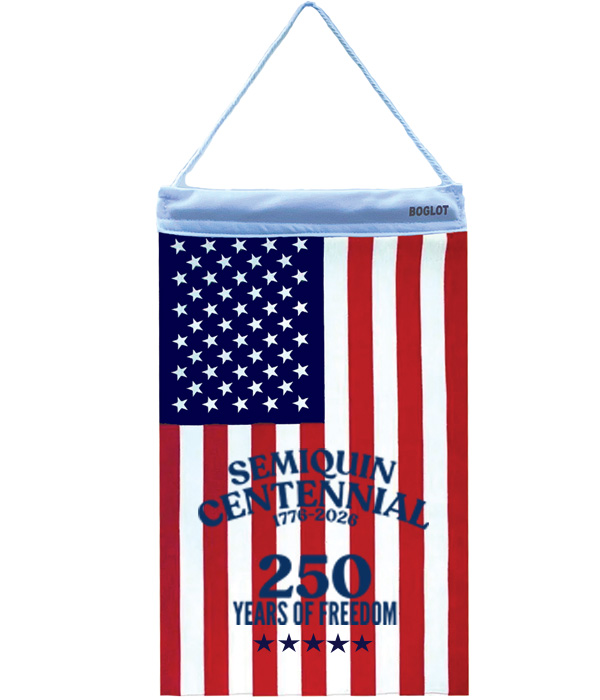 America 250 Window Flag long Semiquin - 6pk